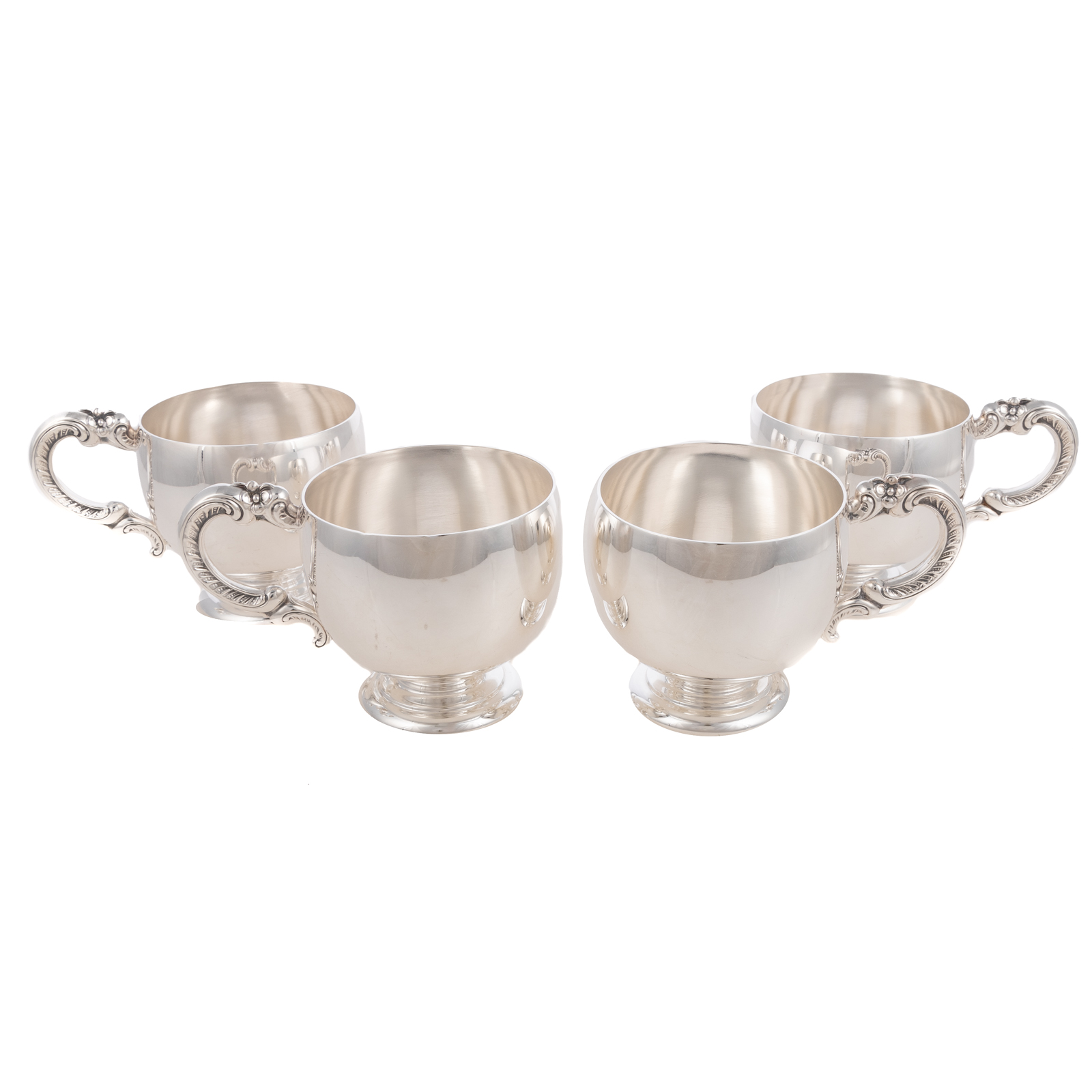 23 GERMAN STERLING PUNCH CUPS