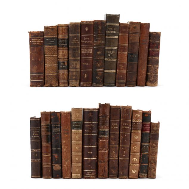 23 LEATHERBOUND CONTINENTAL BOOKS