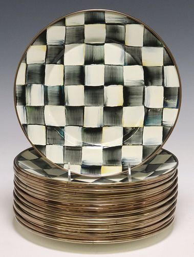 (23) MACKENZIE-CHILDS COURTLY CHECK