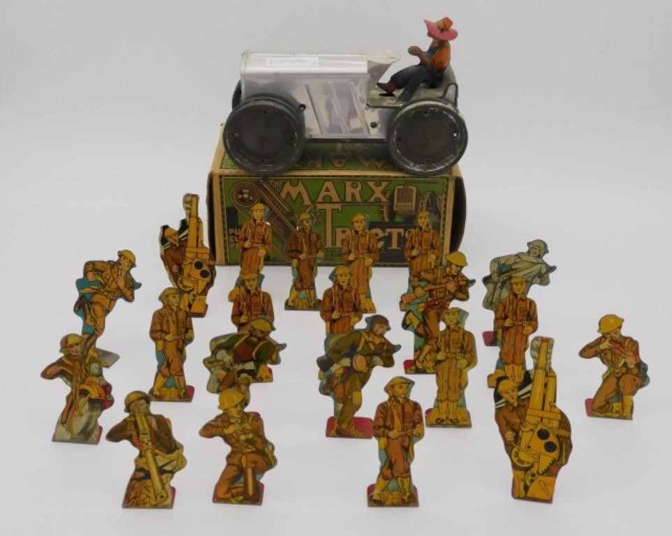 (23) MARX LITHO TIN TOYS. TO
