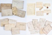 23 PC. COLLECTION OF VELLUM IN