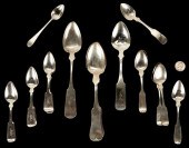 23 PCS. ASSORTED COIN SILVER F