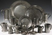 (23 PCS) EARLY PEWTER - 19th-2