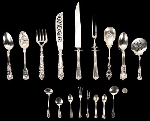 23 PCS. ENGLISH & AMERICAN STERLING