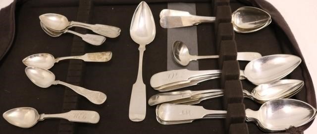 23 PIECE LOT OF 19TH C AMERICAN