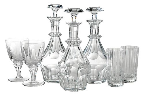 23 PIECES BACCARAT AND BACCARAT