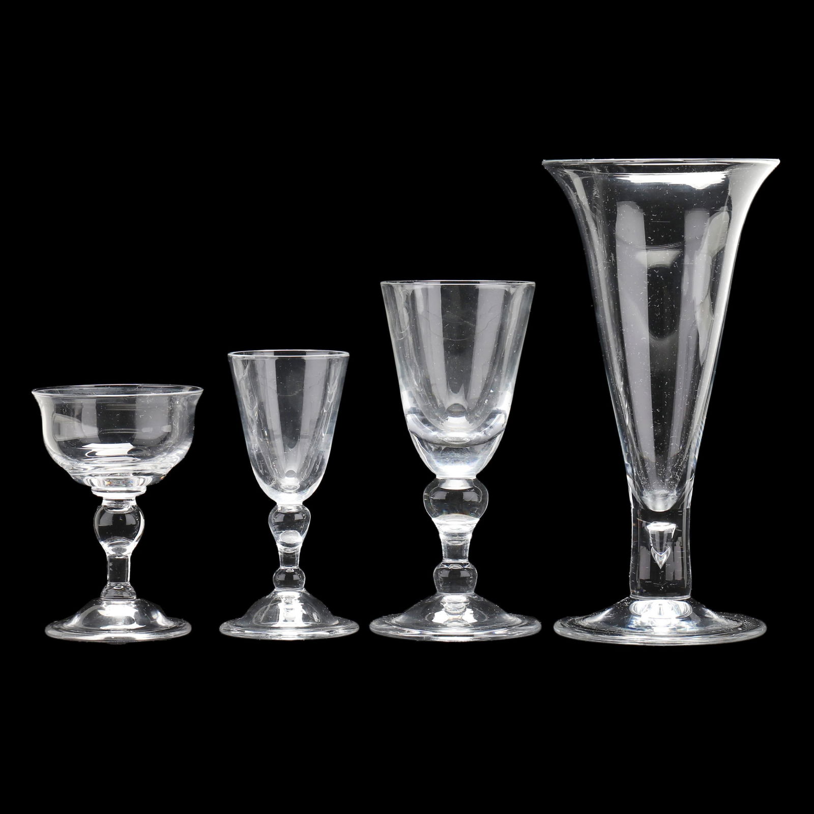 (23) PIECES OF HAND BLOWN