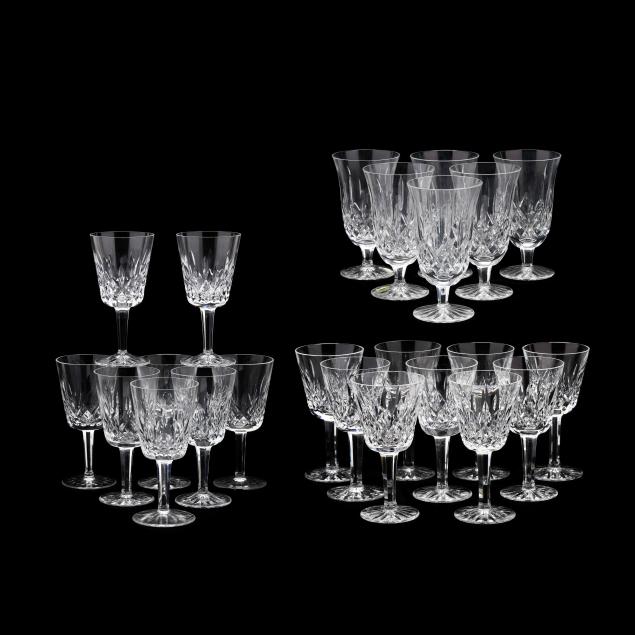 (23) PIECES OF WATERFORD, LISMORE