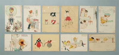 23 Raphael Kirchner post cards: