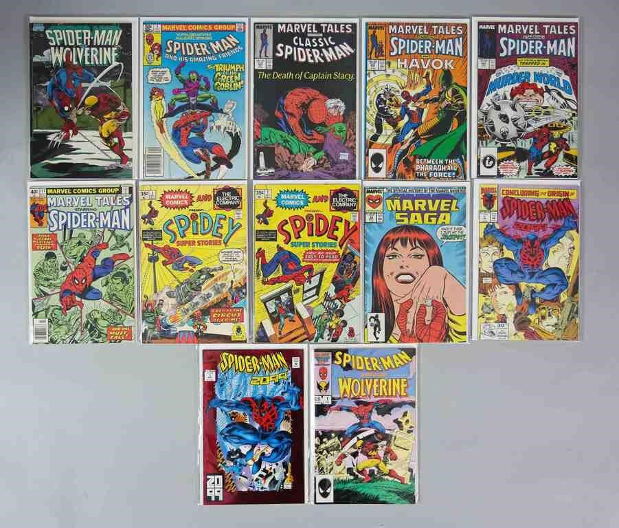 23 SPIDER-MAN COMIC BOOKS