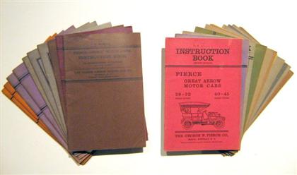 23 vols. (wrappers.  Pierce-Arrow