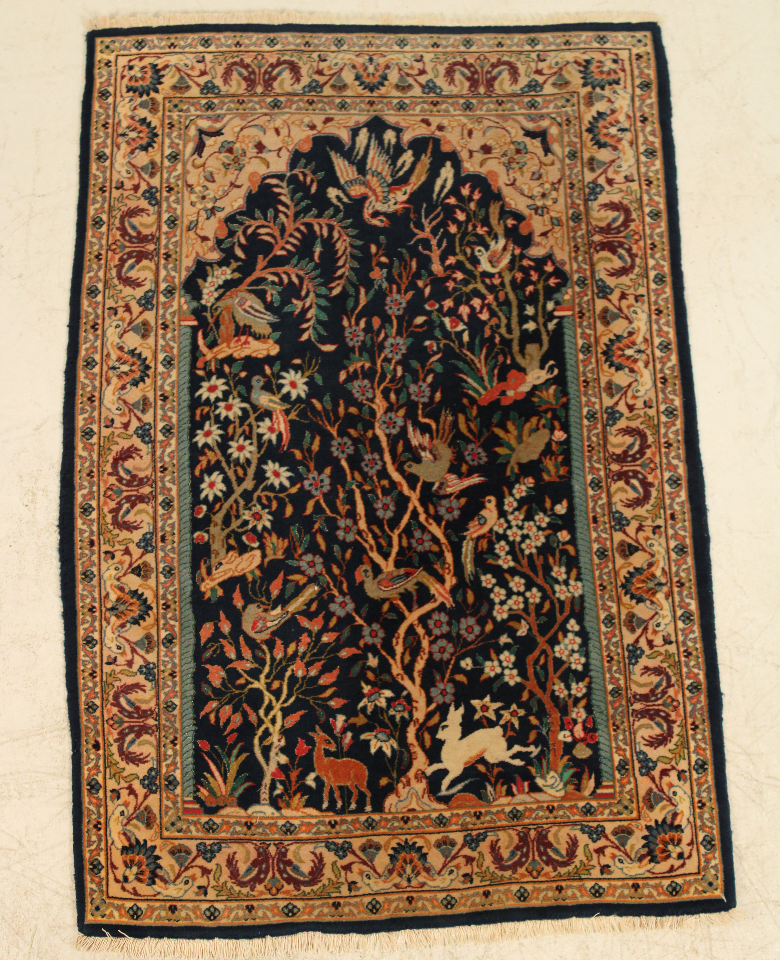 2'3" X 3'6" FINE PERSIAN SILK