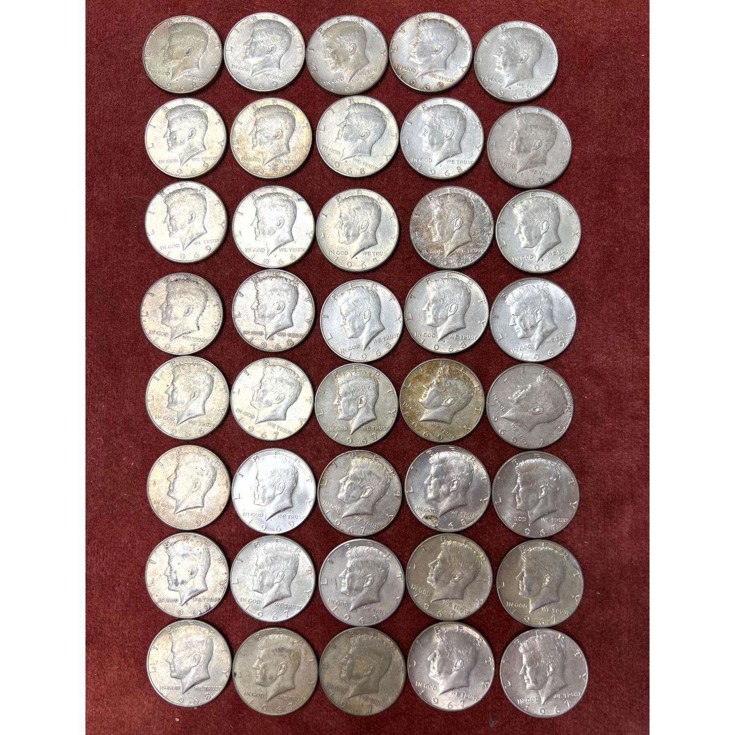 $23.50 face value clad Kennedy half