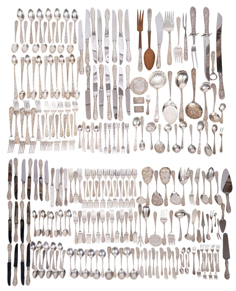 239 PCS. STIEFF/KIRK REPOUSSE