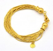 23K GOLD GURHAN TEN STRAND BRA