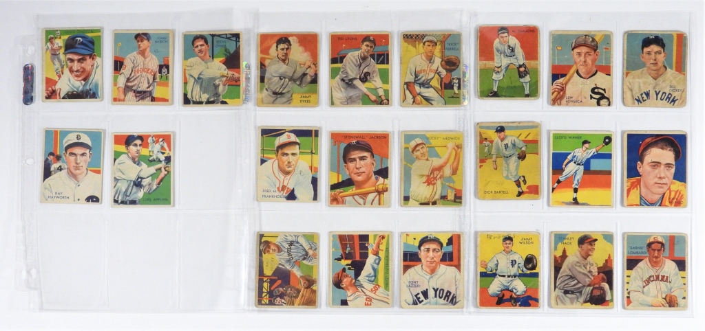 23PC 1934-36 DIAMOND STARS BASEBALL