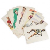 (23PC) E. D. BRAUN ART PORTFOL