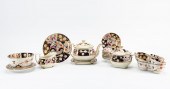23PC ENGLISH IMARI PORCELAIN T