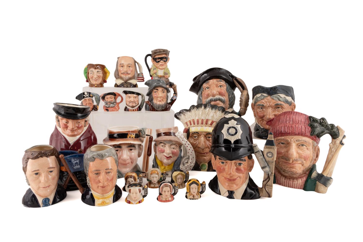 23PC MAINLY ROYAL DOULTON CHARACTER