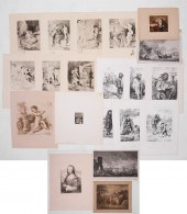 (24) Antique & vintage prints,