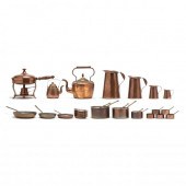 (24) ASSORTED COPPER COOKWARE
