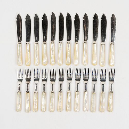 (24) BARKER BROTHERS SILVERWARE