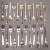 (24) CHRISTOFLE 'GABON' SILVER