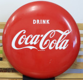 24" COCA COLA METAL ROUND BUTT