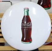 24" COCA COLA METAL ROUND BUTT