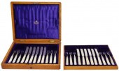 (24) EDWARDIAN STERLING & MOP