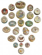 (24) ENGLISH ENAMELED MINIATUR