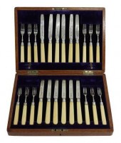 (24) ENGLISH STERLING FRUIT DE