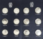(24) FRANKLIN MINT STERLING SI