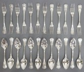 (24) FRENCH 950 SILVER KING'S
