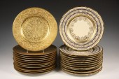 (24) GILT BAVARIAN PLATES IN S