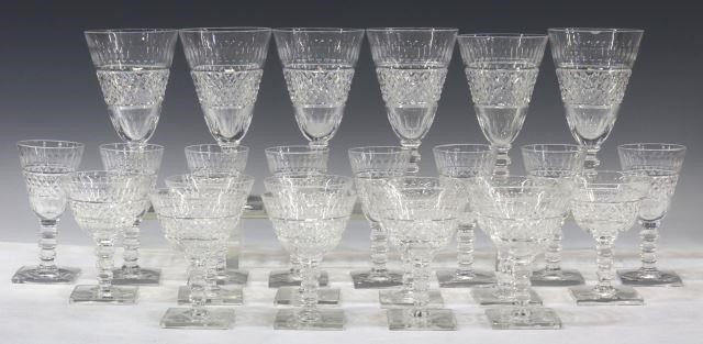 (24) HAWKES CUT CRYSTAL FOLEY