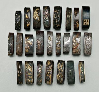 24 Japanese fuchi : sword