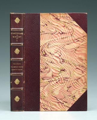 24 leather-bound books: