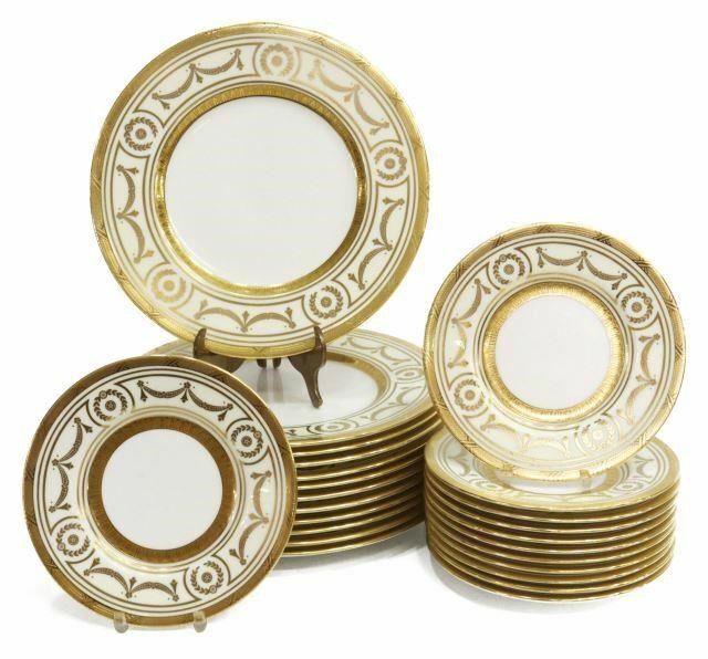 (24) MINTON FOR TIFFANY & CO GILT
