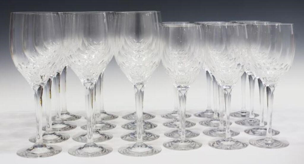 (24) ORREFORS 'PRELUDE' CUT CRYSTAL