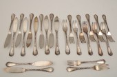 24 PC FRENCH CHRISTOLFE SILVER