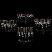 (24 PC) LENOX "MONROE" CRYSTAL