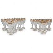 (24 PC) MURANO CRYSTAL GLASSWA