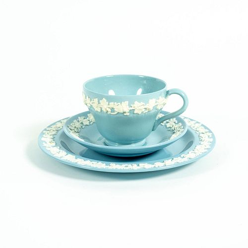 24 PC WEDGWOOD BLUE QUEENSWARE CUPS