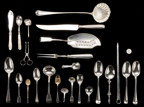 24 PCS. ENGLISH FLATWARE INC. GEO
