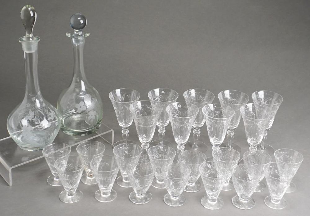 24-PIECE PREDOMINANTLY HAWKES