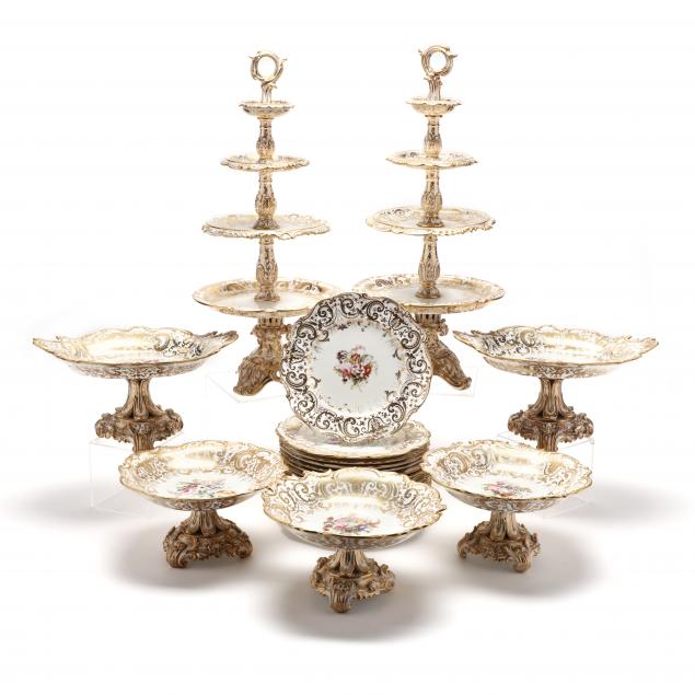 (24) PIECE SET OF ANTIQUE