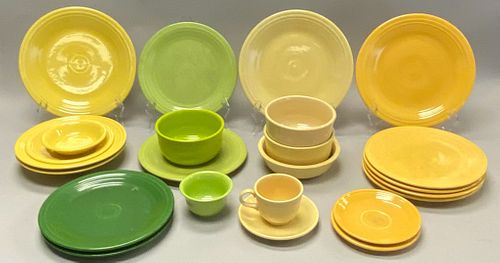 24 PIECES FIESTAWARE INCLUDING