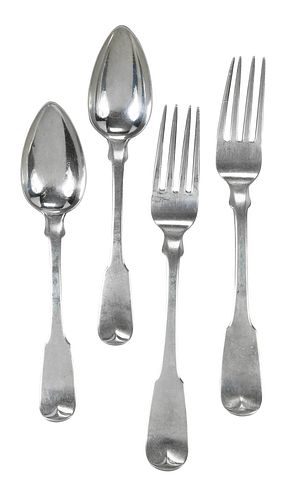 24 PIECES MARQUAND COIN SILVER