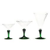 (24) PIECES OF ART DECO BLOWN